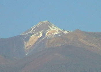 Teide with snow