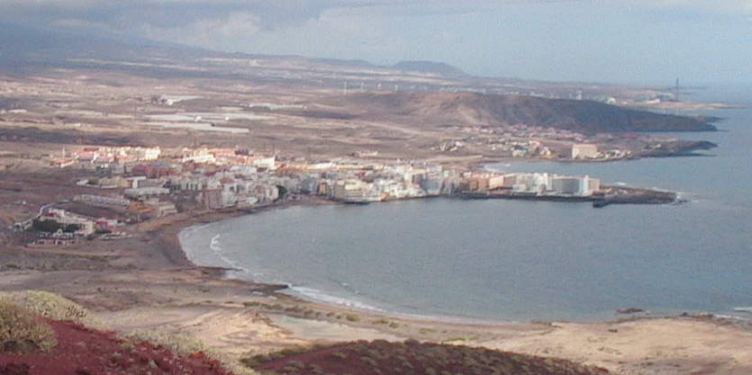 El Medano from Montaña Roja